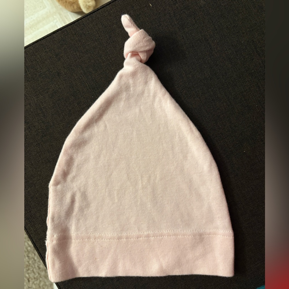Hanna Andersson Light Pink Knotted Hat